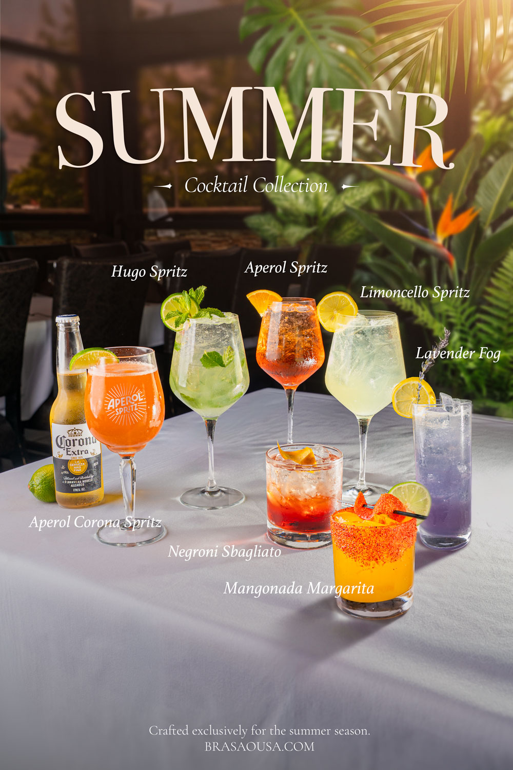 Summer Cocktails at Brasão